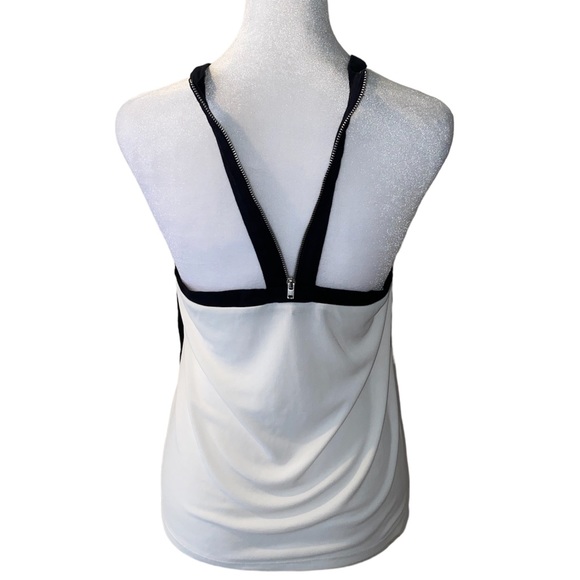 Topshop Women's Sleeveless Black and White Size 4 - Picture 4 of 7
